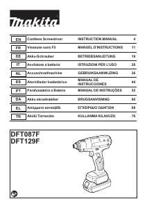 Manual Makita DFT087F Aparafusadora
