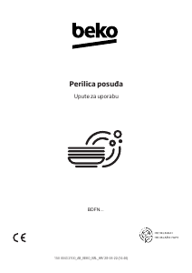 Priručnik BEKO BDFN36641XA Perilica posuđa