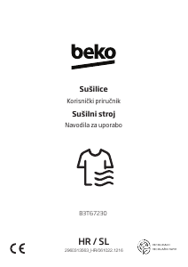 Priručnik BEKO B3T67230 Sušilica