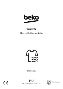 Használati útmutató BEKO DS8512GX Szárító