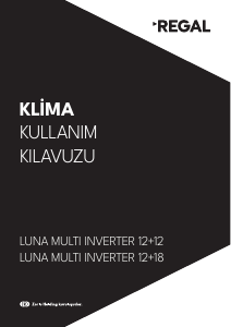 Kullanım kılavuzu Regal LUNA MULTI INVERTER 12+12 Klima