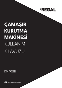Kullanım kılavuzu Regal KM 90111 Kurutma makinesi