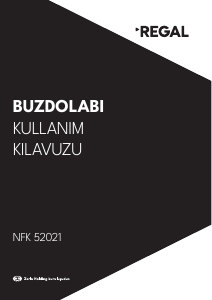Kullanım kılavuzu Regal NFK 52021 Donduruculu buzdolabı