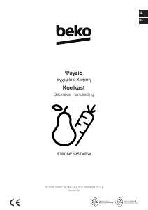 Εγχειρίδιο BEKO B7RCNE595ZXPW Ψυγειοκαταψύκτης