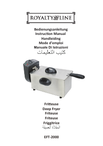 Bedienungsanleitung Royalty Line EFT-2000 Fritteuse