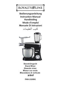 Manual Royalty Line PKM-2100BG Food Processor