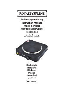 Handleiding Royalty Line HP-10502 Kookplaat