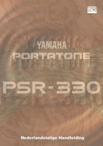 Handleiding Yamaha PSR-330 Portatone Keyboard