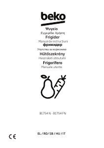 Manual BEKO B1754N Frigider