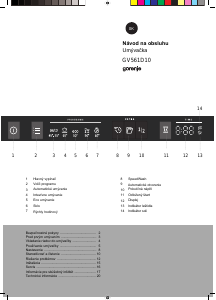 Návod Gorenje GV561D10 Umývačka riadu