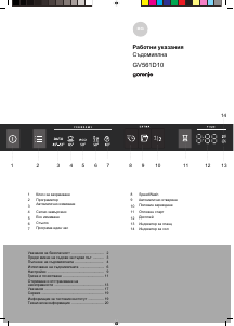 Наръчник Gorenje GV561D10 Съдомиалня