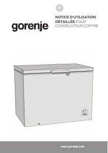Mode d’emploi Gorenje FH301CW Congélateur