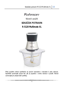 Manuál Rohnson R-5120 Multimate XL Sekáček