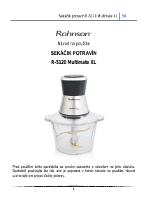 Návod Rohnson R-5120 Multimate XL Sekáč