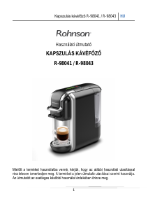 Használati útmutató Rohnson R-98041 Kávéautomata