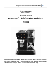 Használati útmutató Rohnson R-98060 Kávéautomata