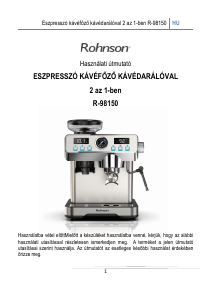 Használati útmutató Rohnson R-98150 Kávéautomata