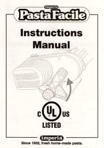 Manual Imperia PastaFacile Pasta Machine