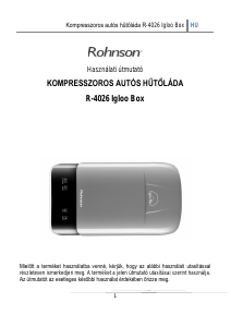 Használati útmutató Rohnson R-4026 Igloo Box Hűtőláda
