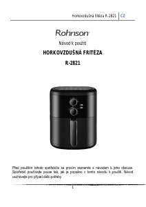 Manuál Rohnson R-2821 Fritéza