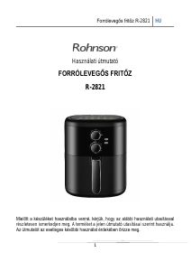 Használati útmutató Rohnson R-2821 Olajsütő
