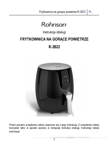 Instrukcja Rohnson R-2822 Frytkownica