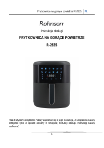 Instrukcja Rohnson R-2835 Frytkownica