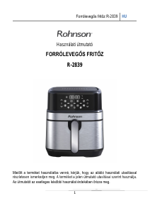 Használati útmutató Rohnson R-2839 Olajsütő