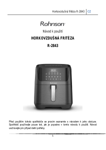 Manuál Rohnson R-2843 Fritéza