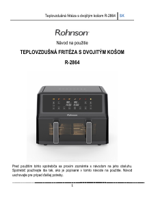Návod Rohnson R-2864 Fritéza