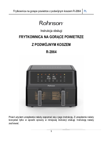 Instrukcja Rohnson R-2864 Frytkownica