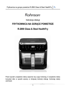 Instrukcja Rohnson R-2890 Frytkownica