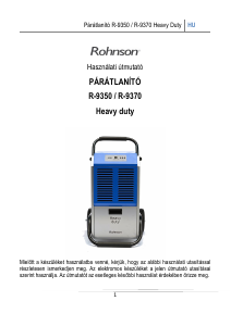 Használati útmutató Rohnson R-9350 Heavy Duty Páramentesítő