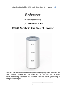 Bedienungsanleitung Rohnson R-9530 Luftentfeuchter
