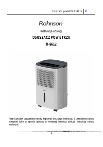 Instrukcja Rohnson R-9612 Osuszacz