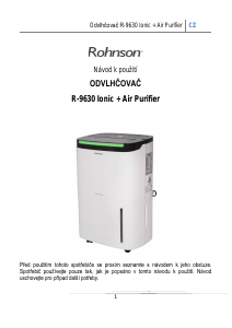 Manuál Rohnson R-9630 Vysoušeč