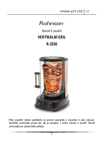 Manuál Rohnson R-2530 Gril na kebab