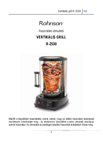 Használati útmutató Rohnson R-2530 Dönergrill