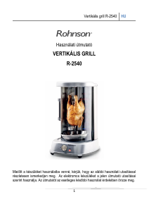Használati útmutató Rohnson R-2540 Dönergrill