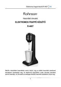 Használati útmutató Rohnson R-4407 Italkeverő