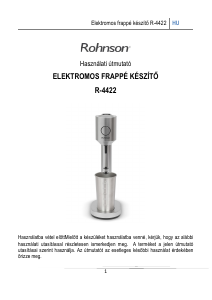 Használati útmutató Rohnson R-4422 Italkeverő