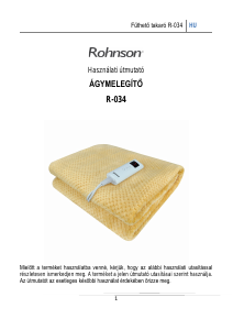 Használati útmutató Rohnson R-034 Elektromos takaró