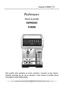 Návod Rohnson R-98080 Presovač