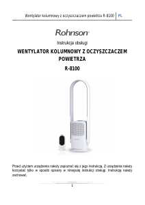 Instrukcja Rohnson R-8100 Wentylator
