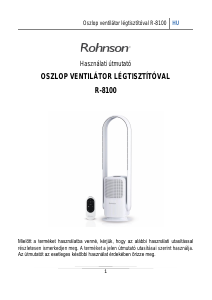 Használati útmutató Rohnson R-8100 Ventilátor