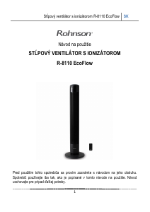 Návod Rohnson R-8110 EcoFlow Ventilátor