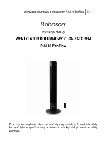 Instrukcja Rohnson R-8110 EcoFlow Wentylator
