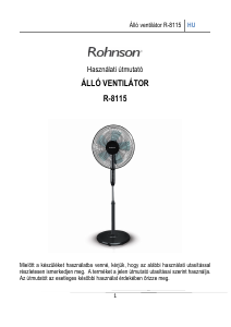 Használati útmutató Rohnson R-8115 Ventilátor