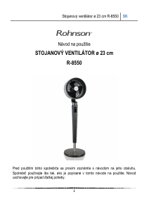 Návod Rohnson R-8550 Ventilátor