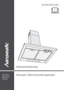 Bedienungsanleitung Hanseatic SY-3503B1-P28-C13-600 Dunstabzugshaube